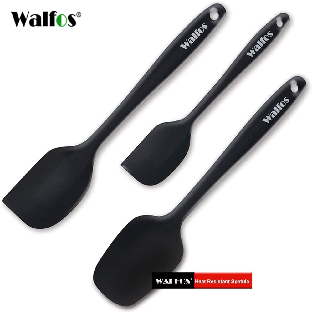 WALFOS Set Of 3 Heat Resistant Silicone Cooking Tools Kitchen Utensils Baking Pastry Tools Spatula Spoon Cake Spatulas Cook Set|Cooking Tool Sets| - AliExpress