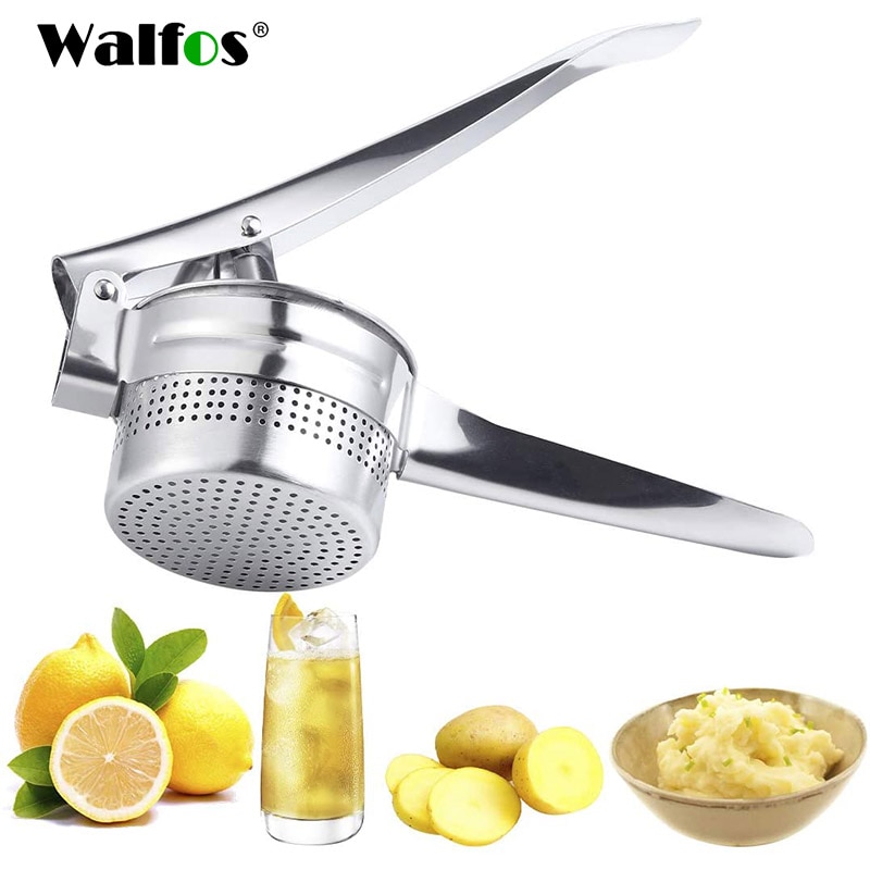 WALFOS Stainless Steel Potato Ricer Masher Fruit Vegetable Press Juicer Crusher Squeezer Household Kitchen Cooking Tools|Potato Mashers & Ricers| - AliExpress