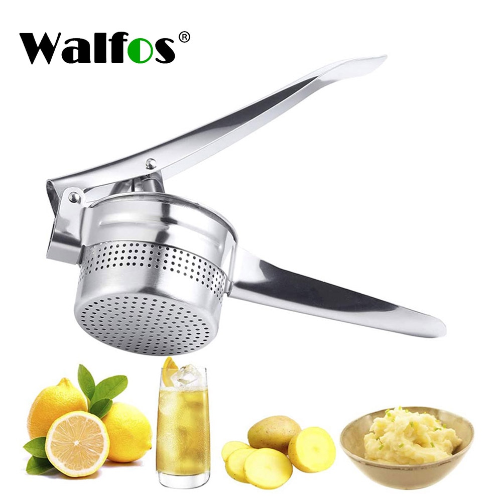 WALFOS Stainless Steel Potato Ricer Masher Fruit Vegetable Press Juicer Crusher Squeezer Household Kitchen Cooking Tools|Potato Mashers & Ricers| - AliExpress