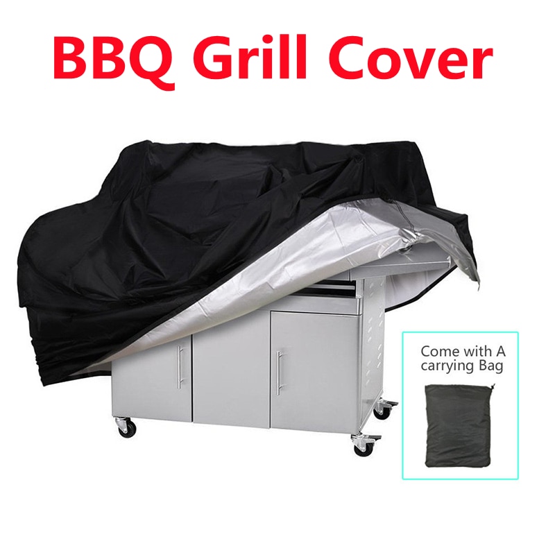 Waterproof BBQ Cover Anti Dust Outdoor Heavy Duty Charbroil Grill Cover Rain Protective Barbecue Cover 7 Sizes Black BBQ Cover|Covers| - AliExpress