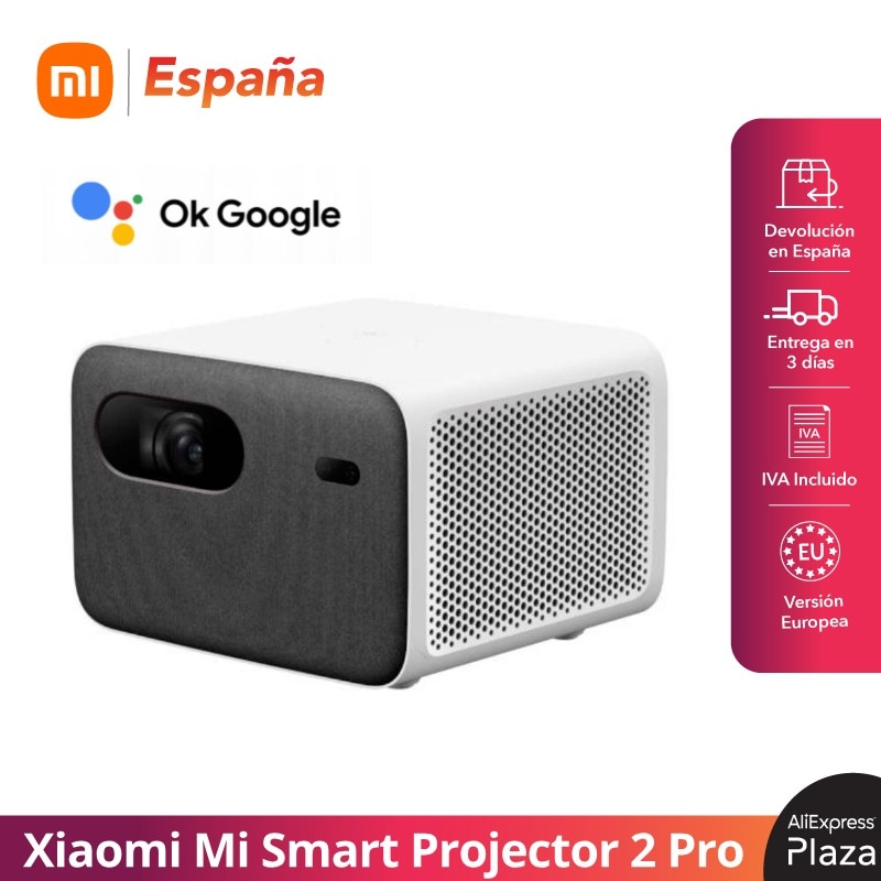 Xiaomi Mi Smart Projector 2 Pro 1300 lúmenes ANSI | Enfoque instantáneo NetflixTOF | Autocorrección omnidireccional|LCD Projectors| - AliExpress