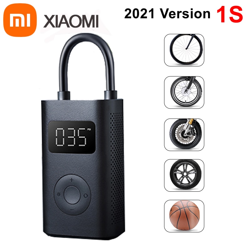 Xiaomi Mijia Portable Digital Tire Inflator 1S Car Air Compressor Pump Electric Smart LED Auto For Motorcycles Bicycles Balls