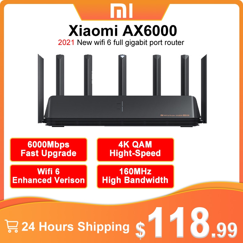 Xiaomi Router AX6000 AIoT Router 6000Mbs WiFi6 VPN 512MB Qualcomm CPU Mesh Repeater External Signal Network Amplifier|Wired Routers| - AliExpress