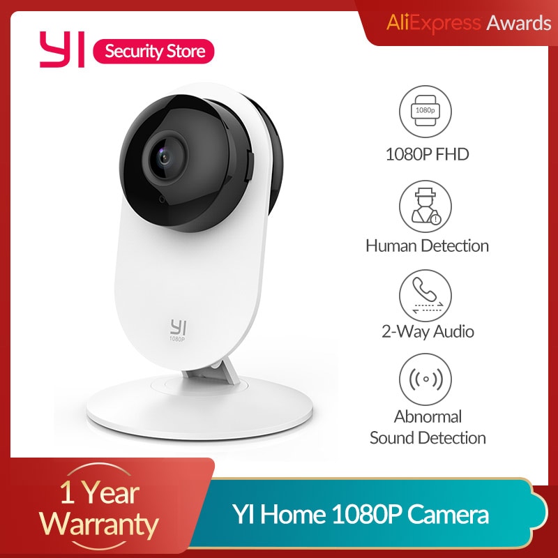 YI Home 1080P IP Camera AI Surveillance Cam Wifi Human Detection 2 Way Audio Night Vision Activity Alerts Cloud/SD Storage|Surveillance Cameras| - AliExpress