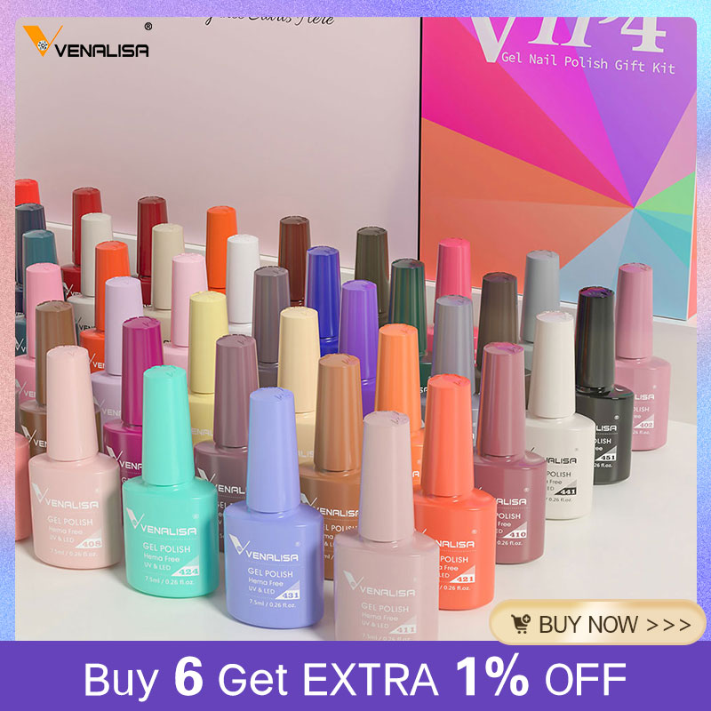 Venalisa Vip4 Nail Gel Polish Hema Free Full Coverage Beautiful Semi Permanent Soak Off Uv Led Gel Nail Polish Gel Lacquer - Nail Gel - AliExpress