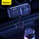 מטען לרכב עם משדר – Baseus Car bluetooth 5.0 FM Transmitter